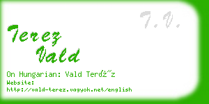 terez vald business card